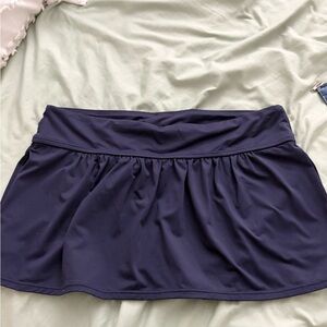 Anne Cole Navy Mini Skirt